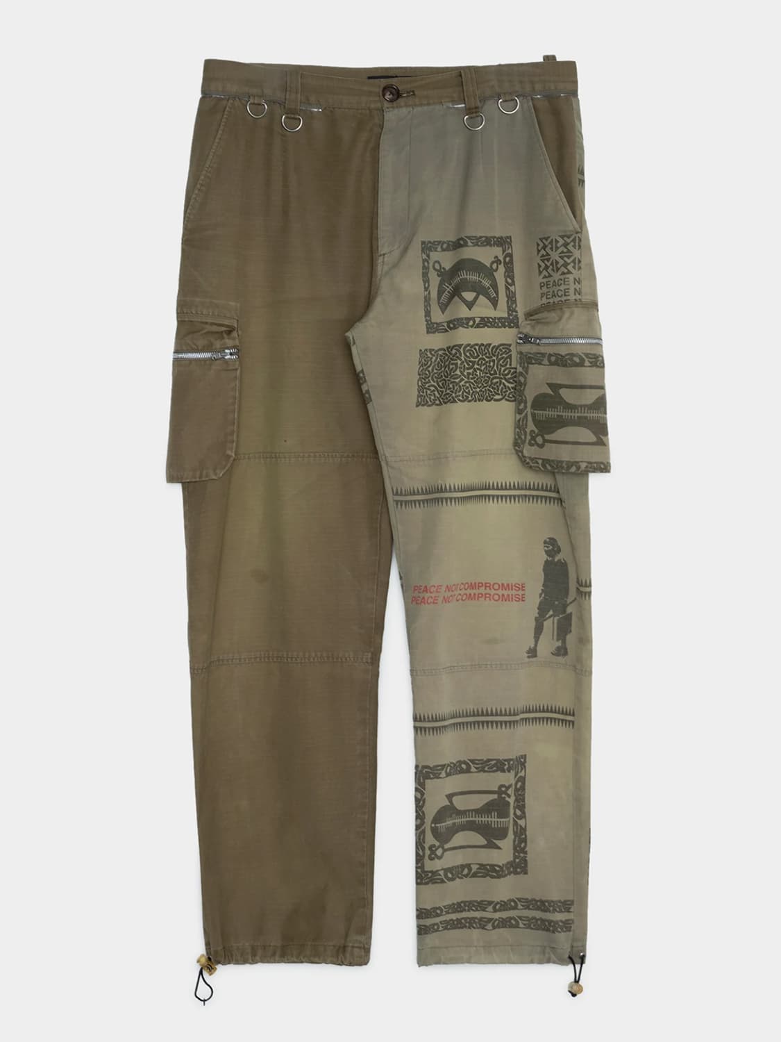 Undercover SS03 SCAB 'Peace Not Compromise' Cargo Pants