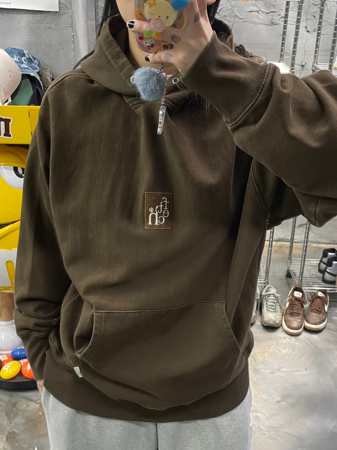 페치 브라운 스웻후드 상품이미지7