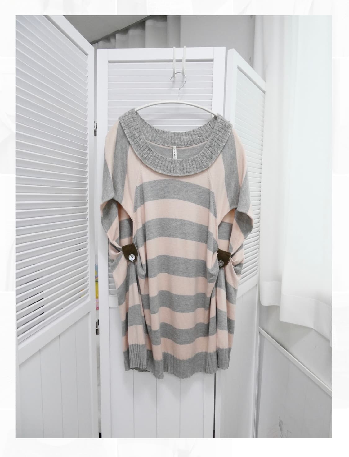 수나오 쿠와하라 니트 베스트 상품이미지1