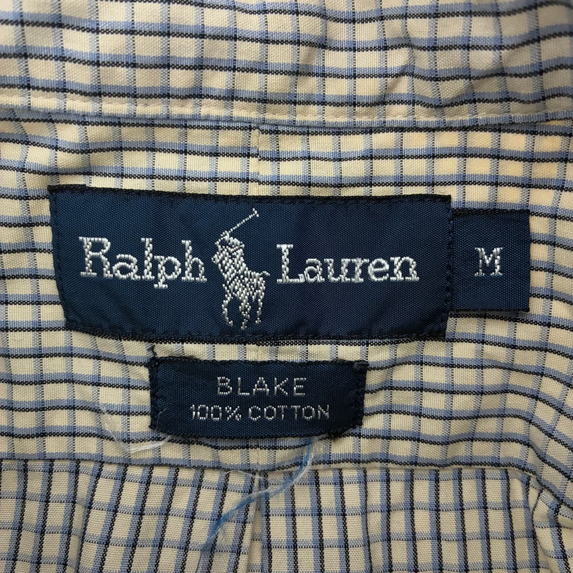 Polo  폴로 랄프로렌 90,s 브레이크 코튼 체크 셔츠 상품이미지4