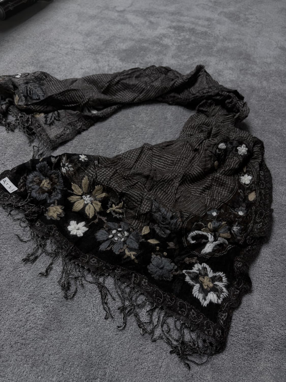 vintage fairy grunge floral muffler 상품이미지3