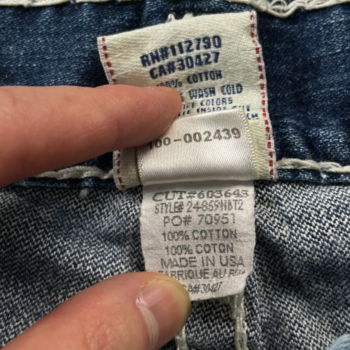 33 트루릴리전 리키 수퍼 티 청바지  상품이미지4