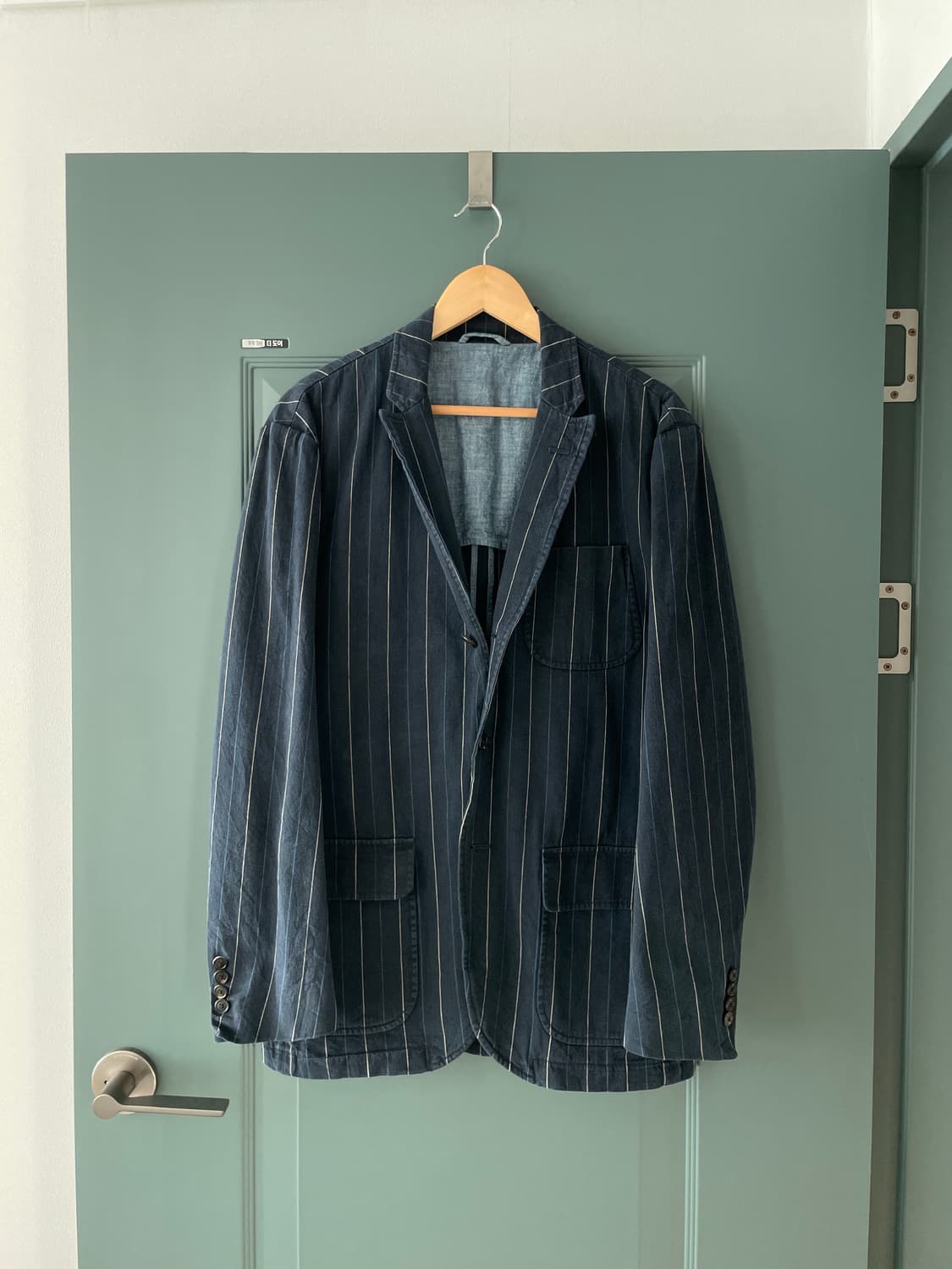 폴로 랄프로렌 스트라이프 블레이저 40R 상품이미지1