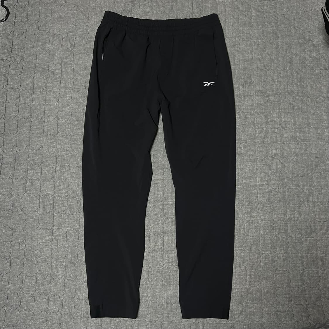 리복 스트레치 우븐팬츠 XL 트레이닝복 츄리닝 바지 우븐 팬츠 블랙 상품이미지1