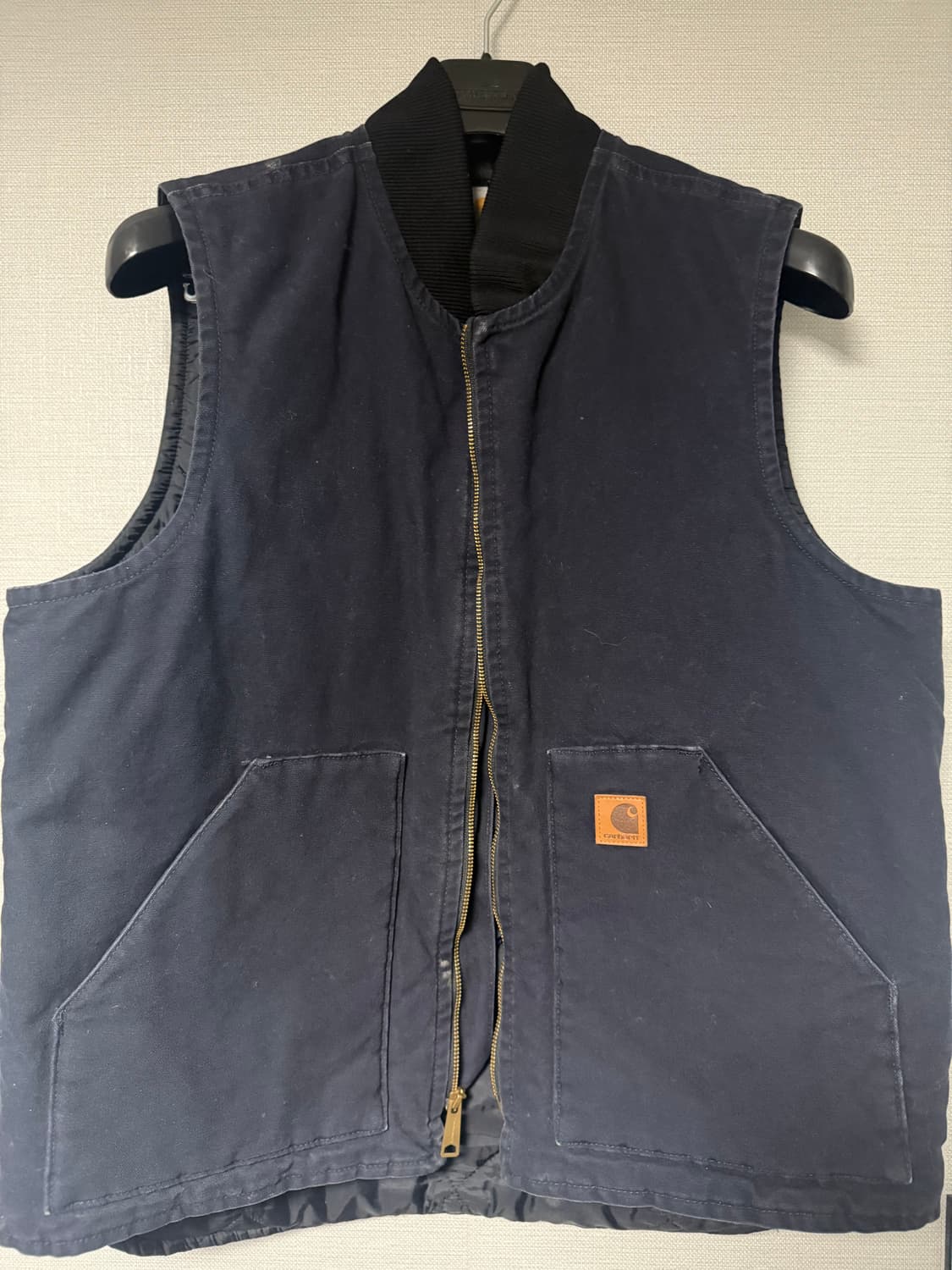 칼하트 네이비 패딩 조끼 L 상품이미지1