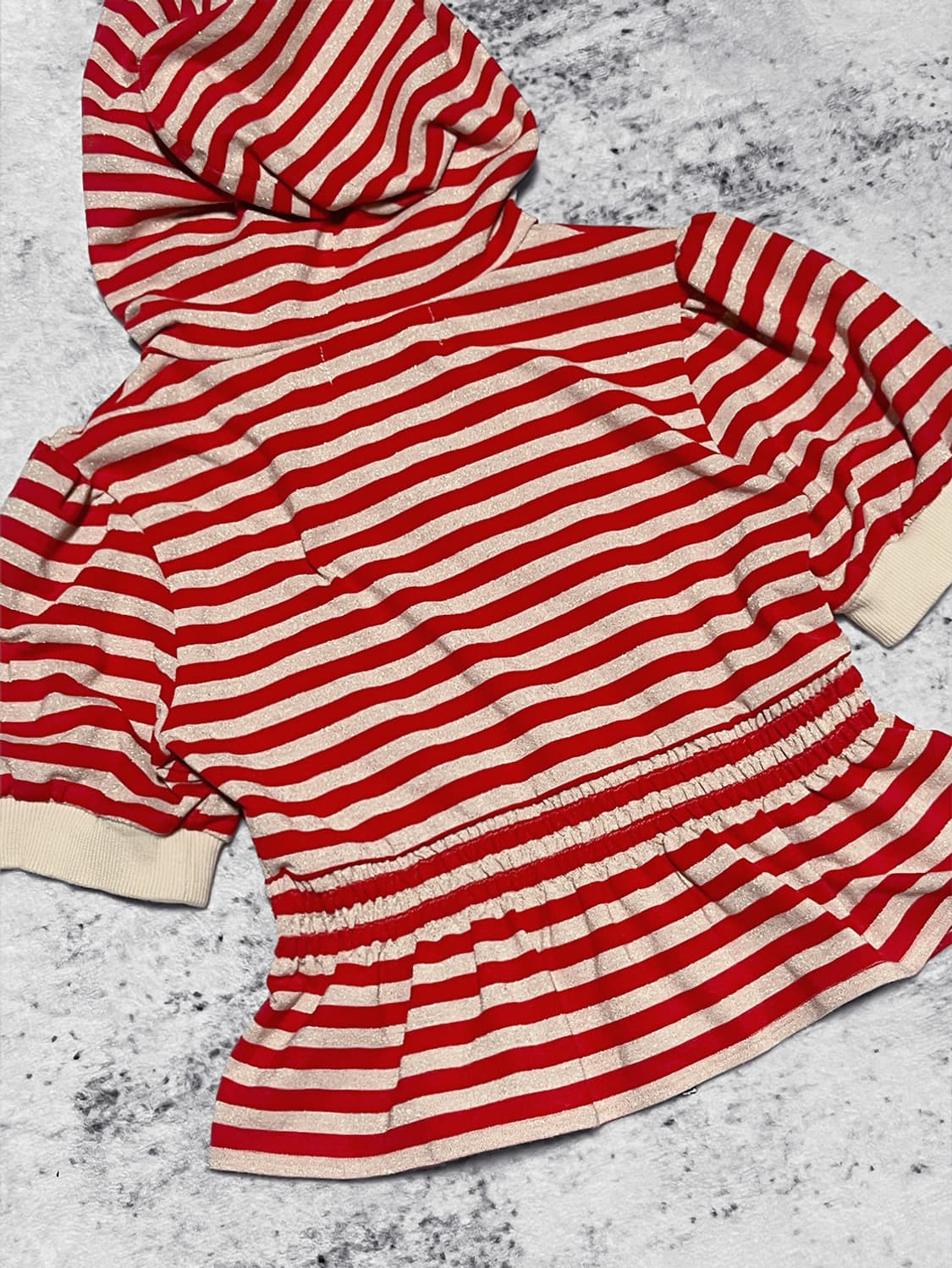 (Body Line) glitter crop hood  상품이미지5