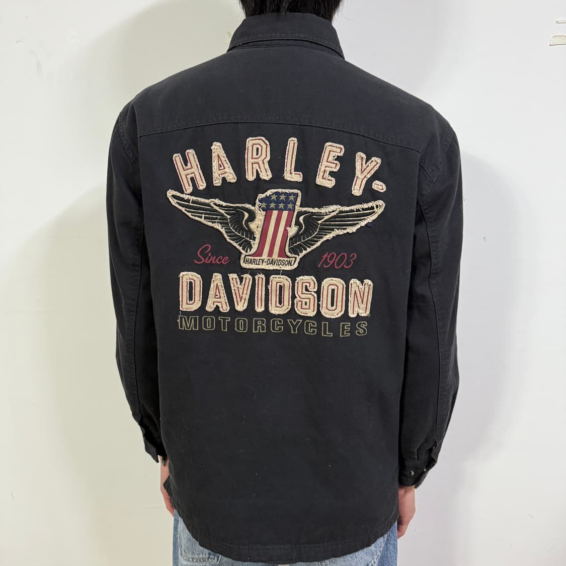 할리데이비슨 누빔 셔츠 자켓  상품이미지5