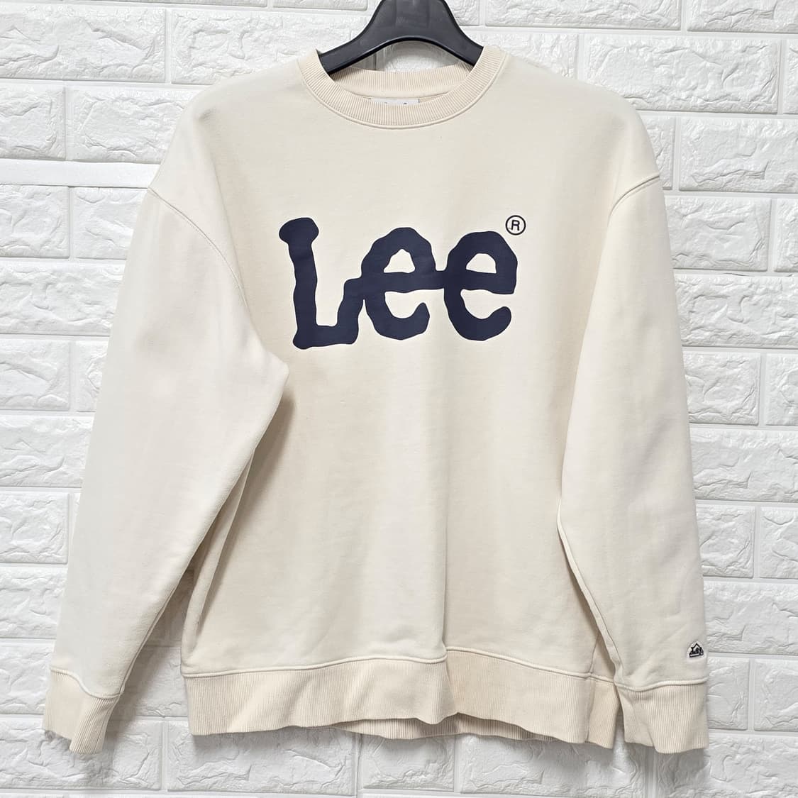 택포) 21s Lee 아이보리 맨투맨 M 상품이미지1