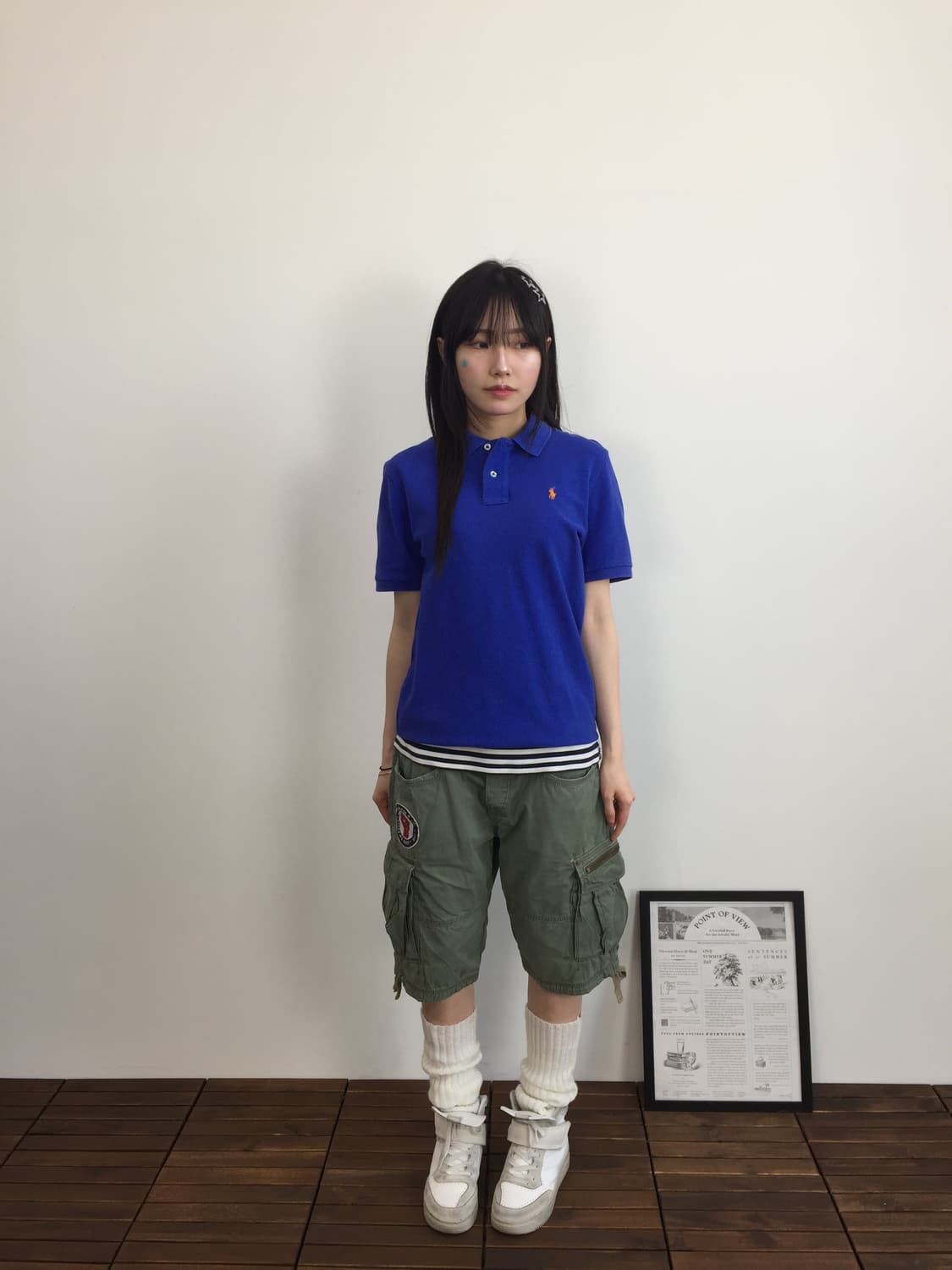 Polo Ralph Lauren Classic Fit Blue Polo 상품이미지1