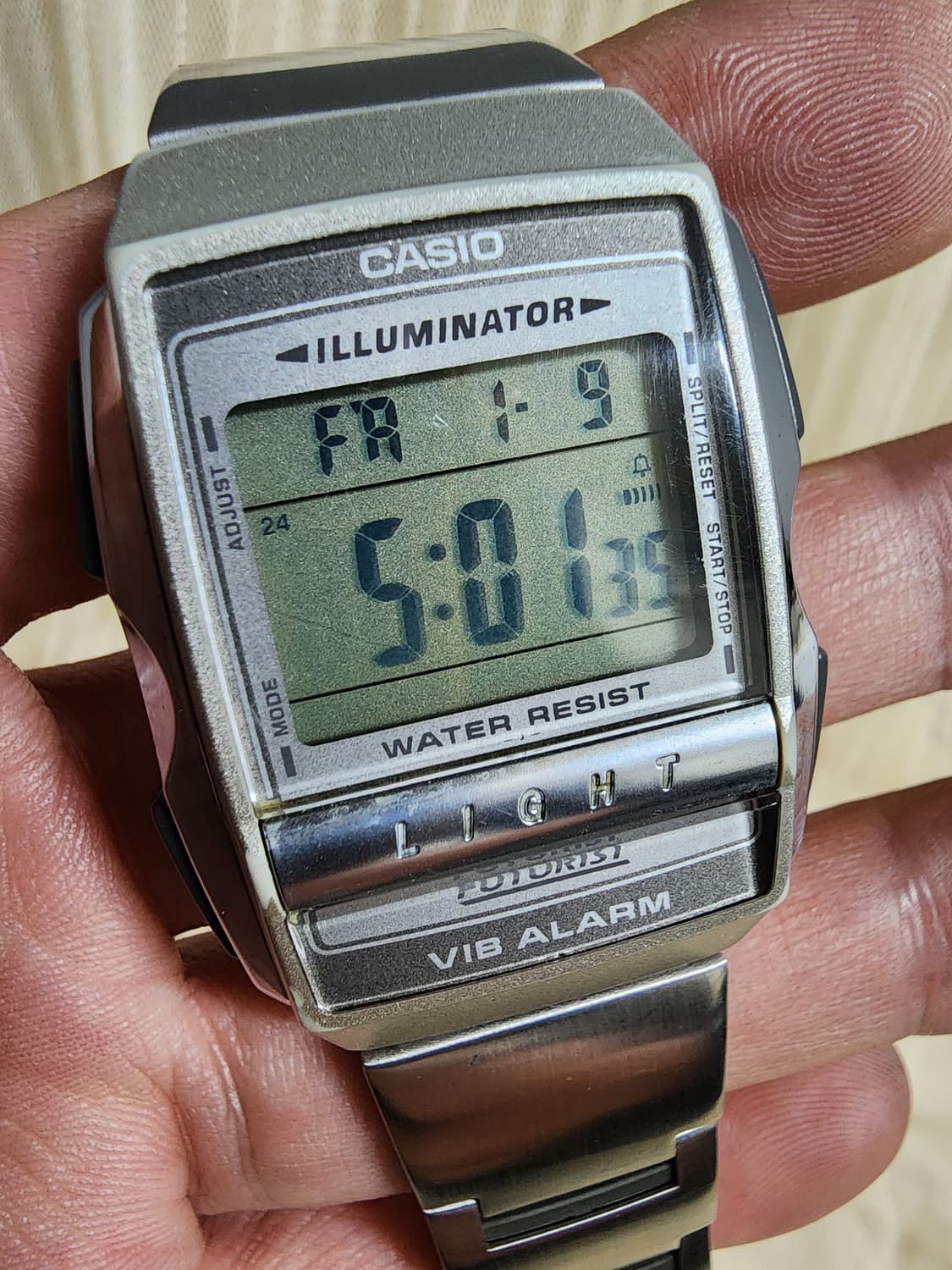 빈티지 카시오 퓨처리스트 A220 디지털 메탈시계 상품이미지5