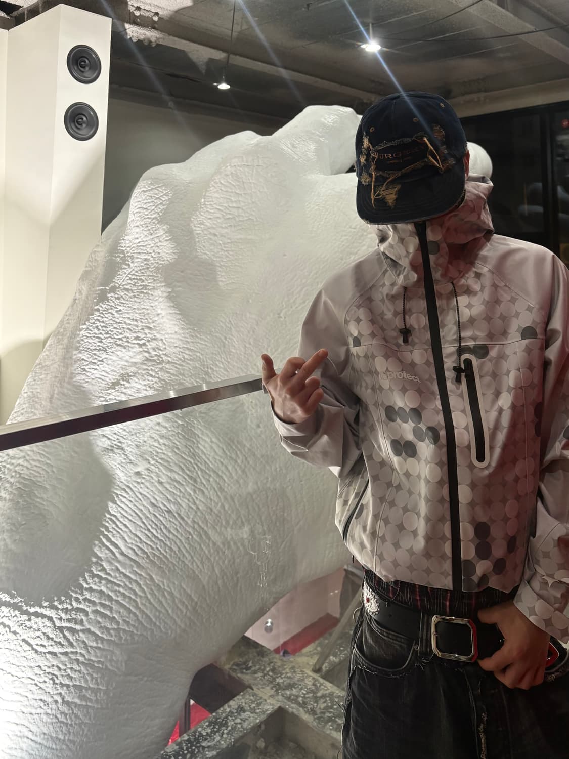 써저리 디스트로이드 데님 캡 상품이미지4