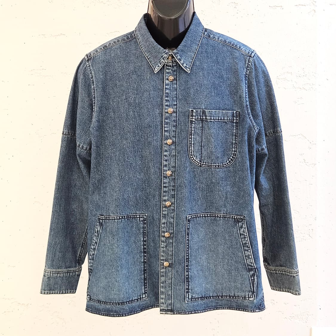 [M] 크롬하츠 카펜터 워크독 데님 자켓 B1213C174 상품이미지1