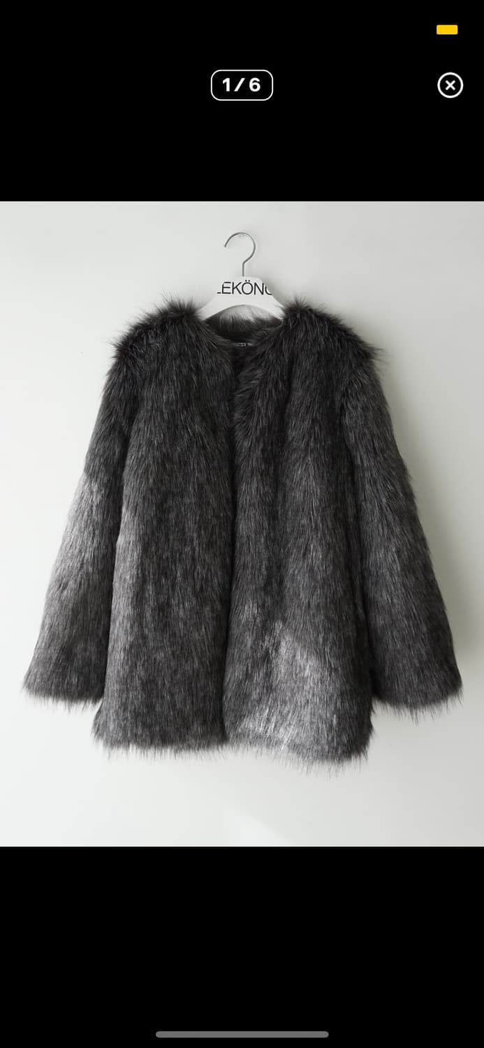 르콩 그레이 퍼자켓 새상품 상품이미지1