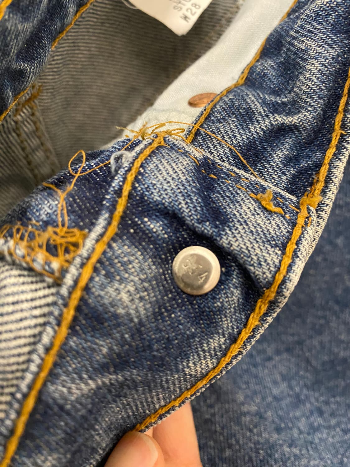 90's LEVI'S denim slit pants 90년대 리바이스 상품이미지8