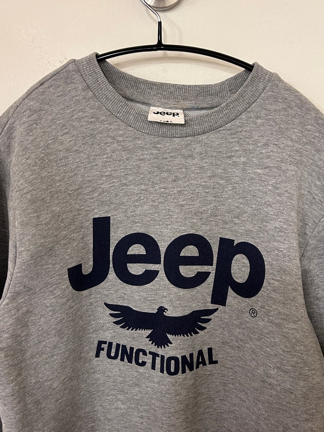 Jeep 그레이 맨투맨 L 상품이미지2