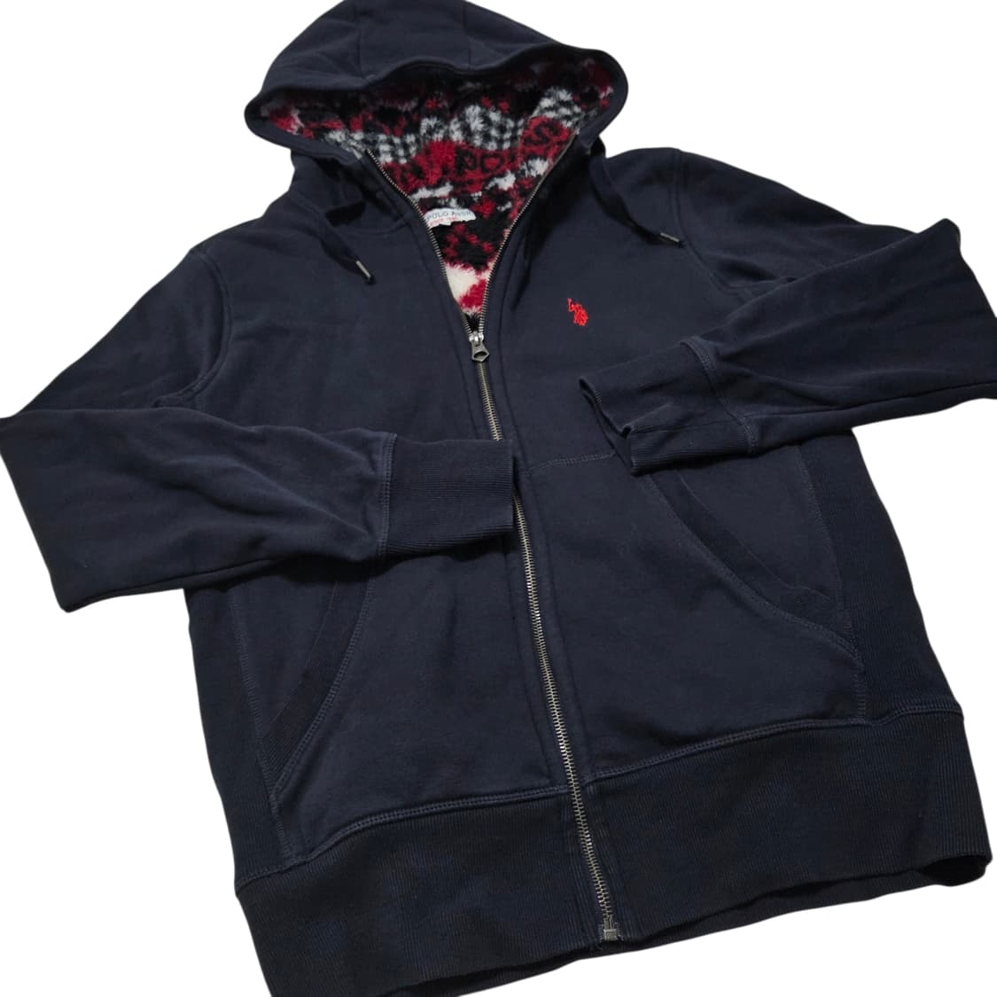 US POLO 양털 후드 집업  상품이미지3