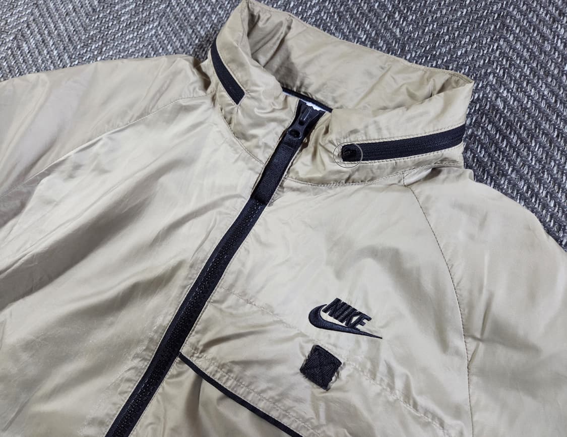 나이키 베이지 우븐 풀집업 바람막이 자켓 상품이미지4