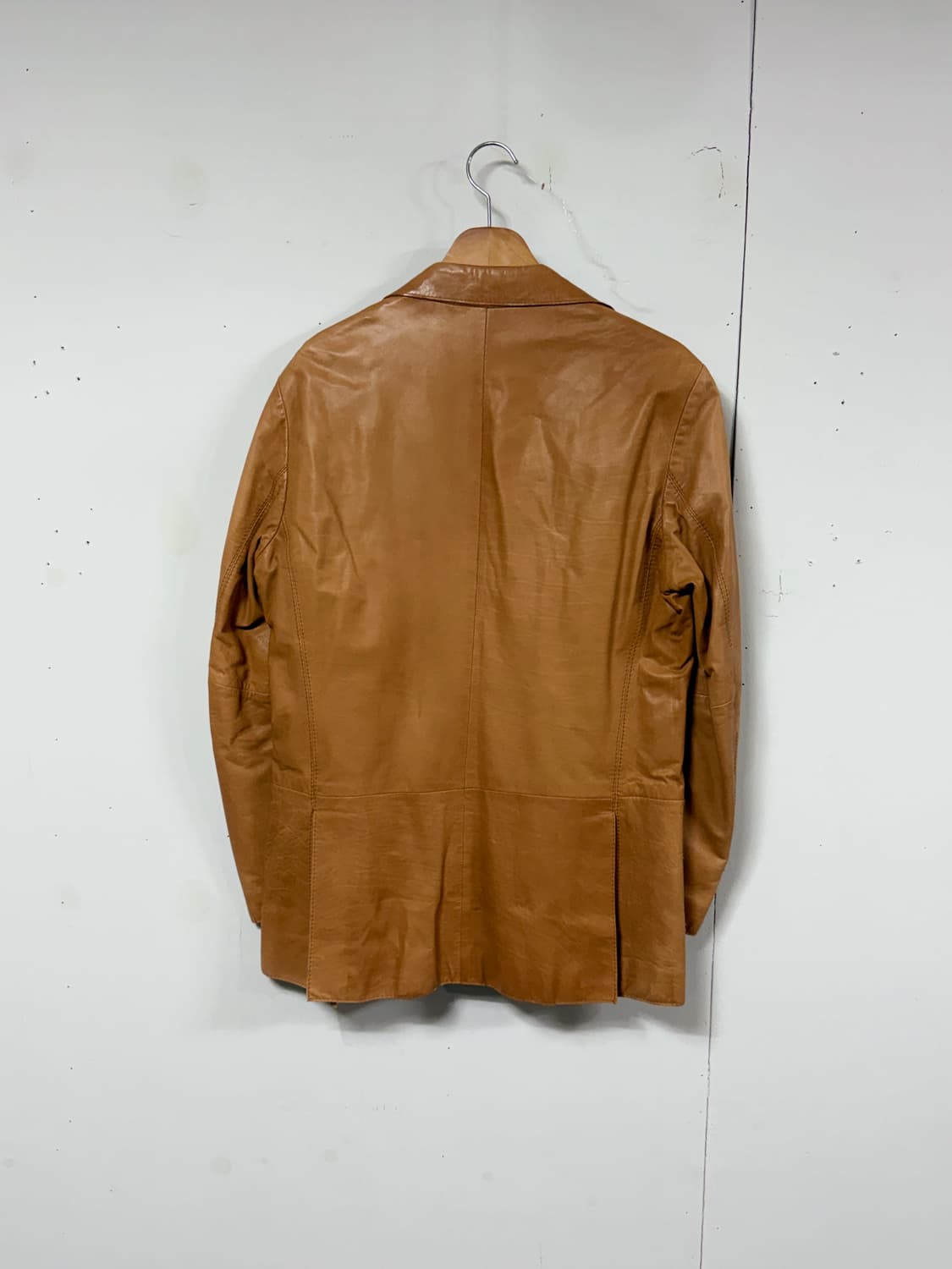 90s 휴고보스 레더 블레이저 상품이미지2