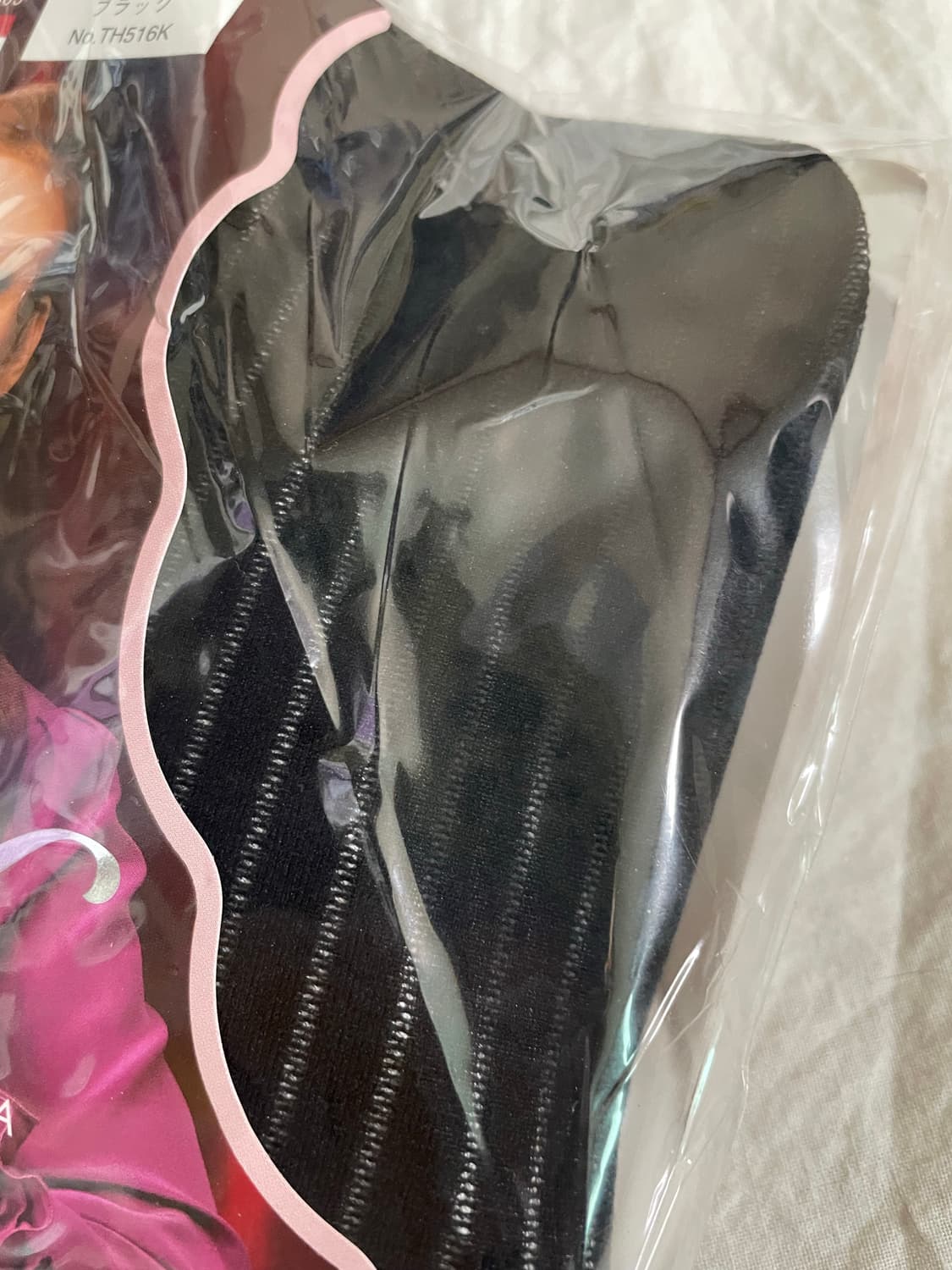 Tuche 스트라이프 팬티스타킹 (블랙) 상품이미지2