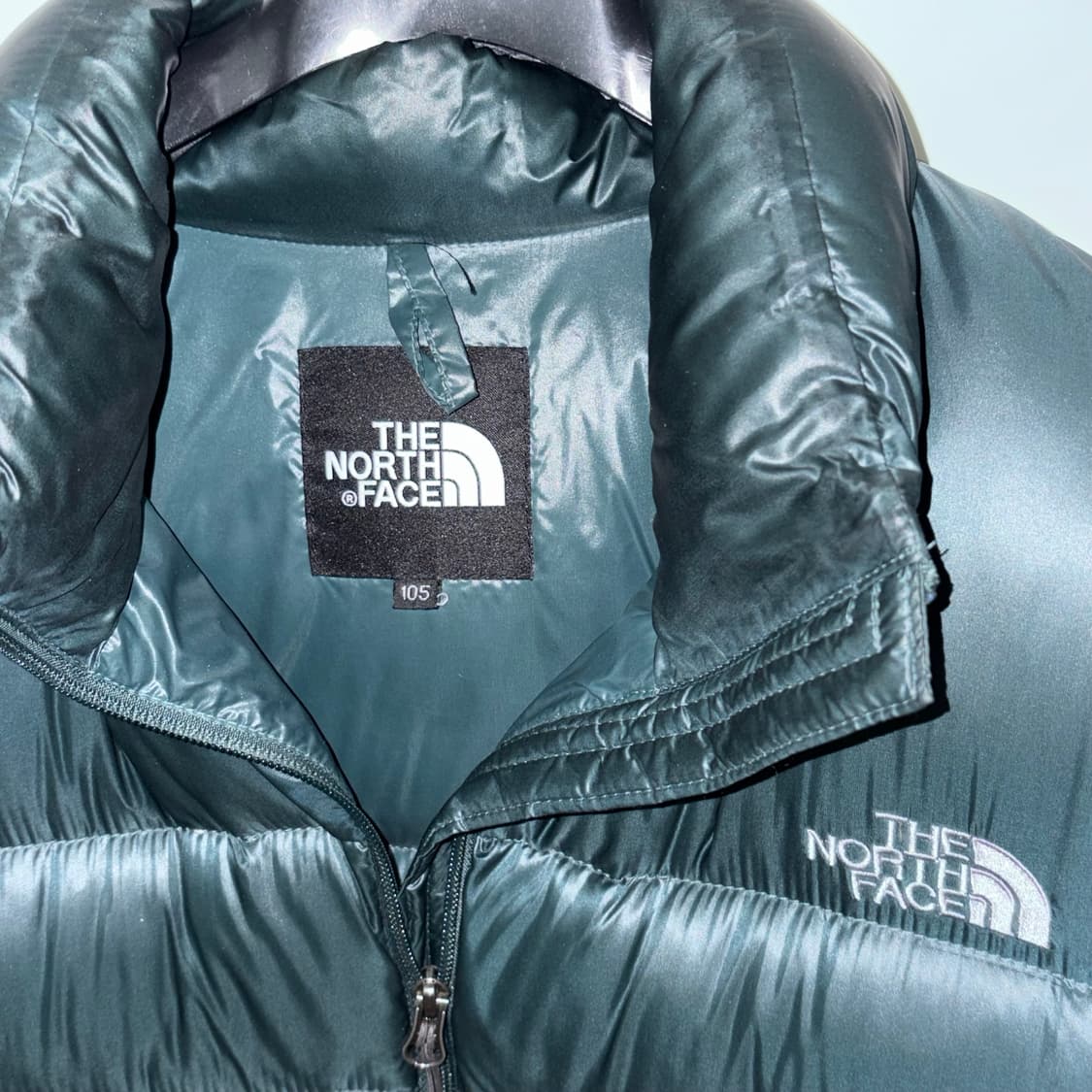 노스페이스 700 퍼텍스 구스다운패딩 다크그린 애벌레패딩 상품이미지3