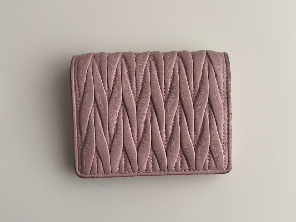 미우미우 마테라쎄 반지갑 상품이미지2