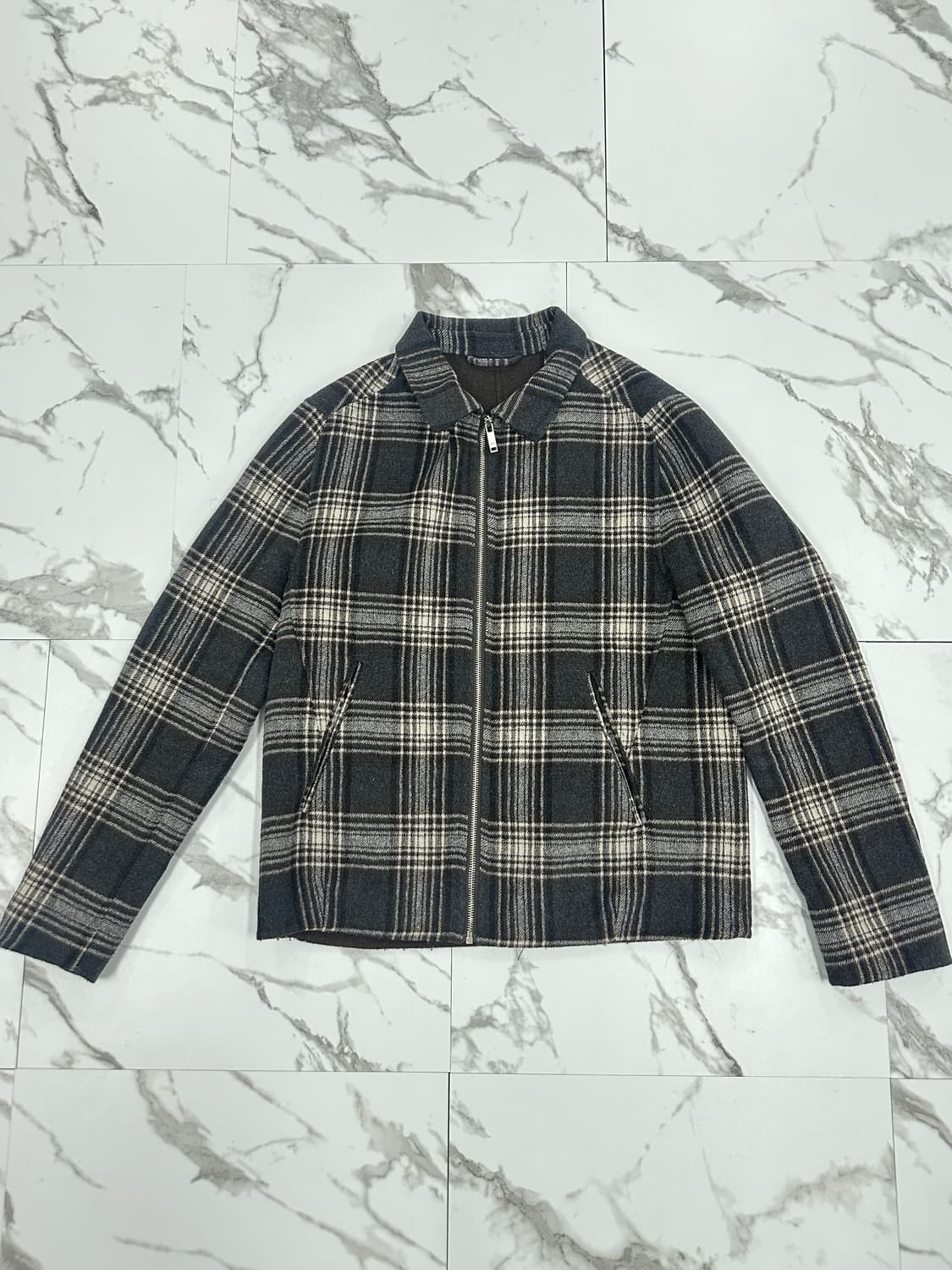 자라 체크 오버 셔츠 상품이미지1