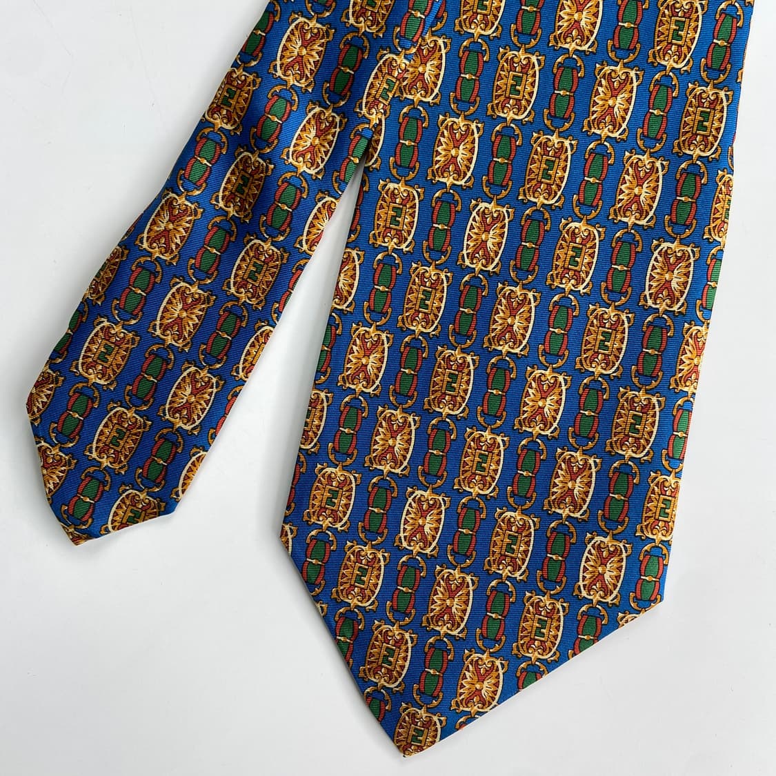 펜디 (FENDI) 모노그램 정품 명품 넥타이 10.2cm 상품이미지3