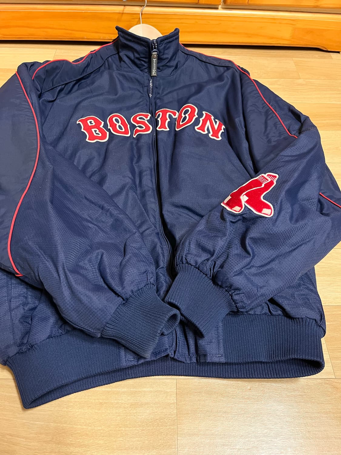 90s 마제스틱 보스턴 레드삭스 웜업자켓 XL 상품이미지6