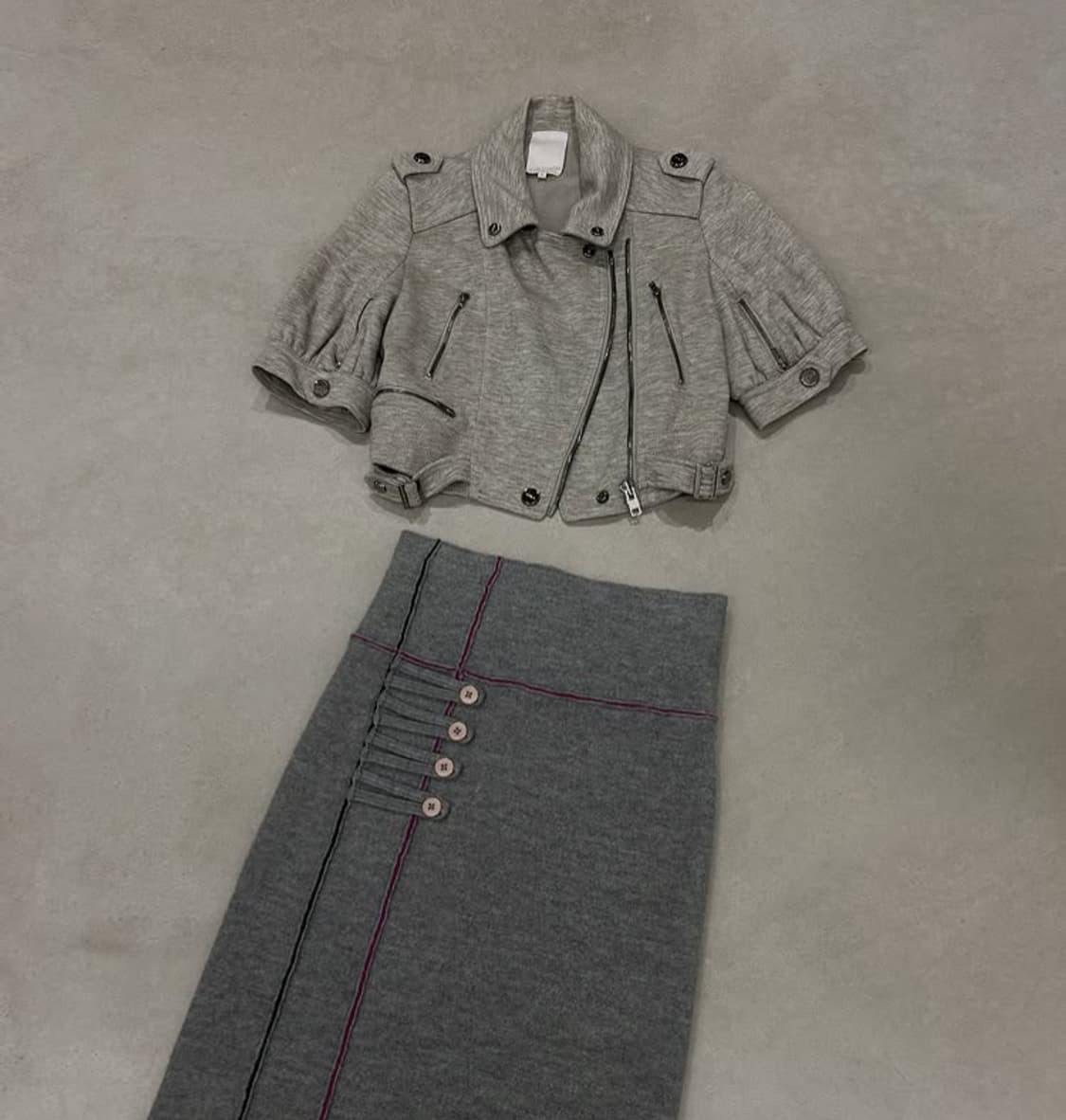 아야즈스튜디오 빈티지 하프코트 상품이미지2