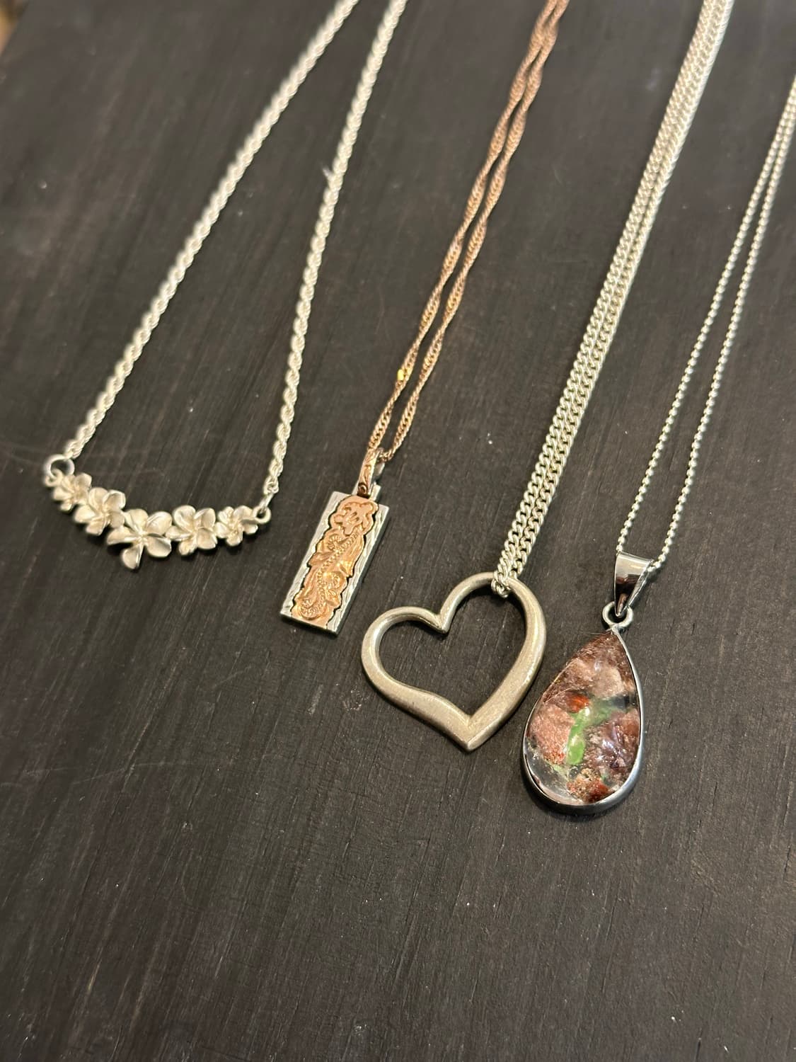 Hawaii 925silver necklace(Rose 상품이미지4