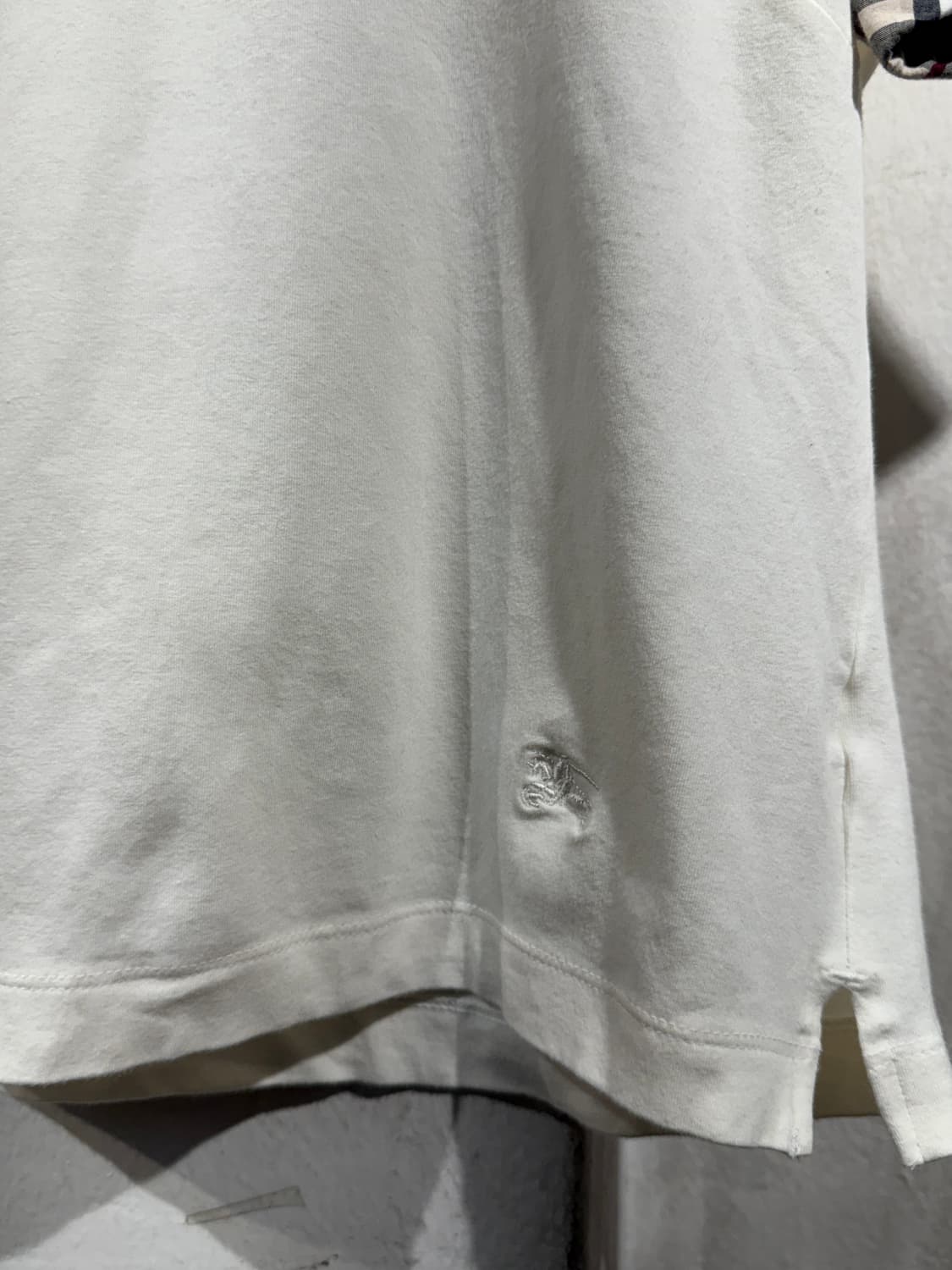 Burberry white polo shirt 상품이미지4