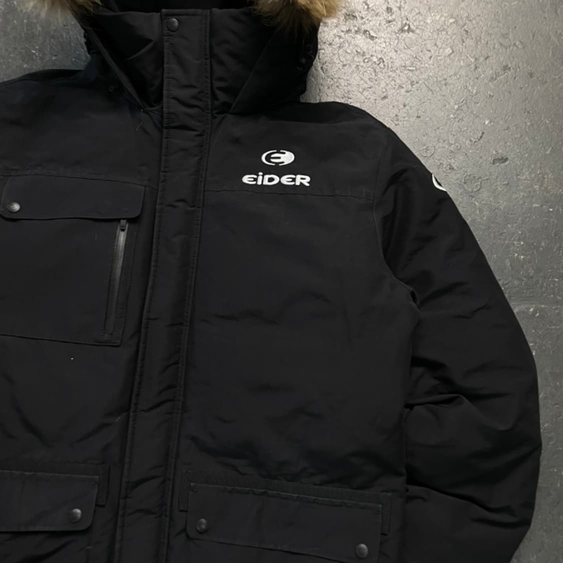 100 아이더 스텔라 라쿤 패딩  상품이미지2