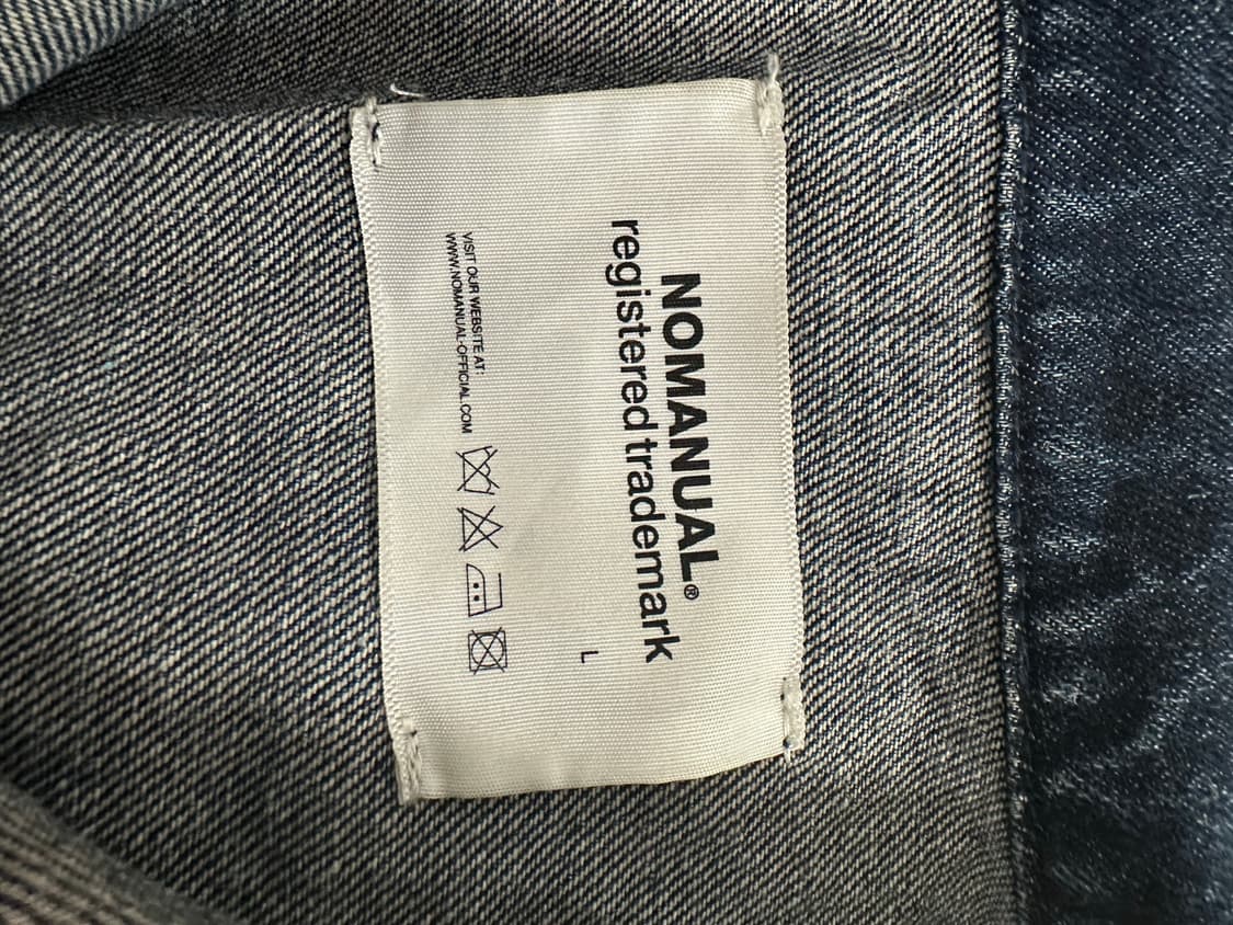 노메뉴얼 데님자켓 상품이미지3