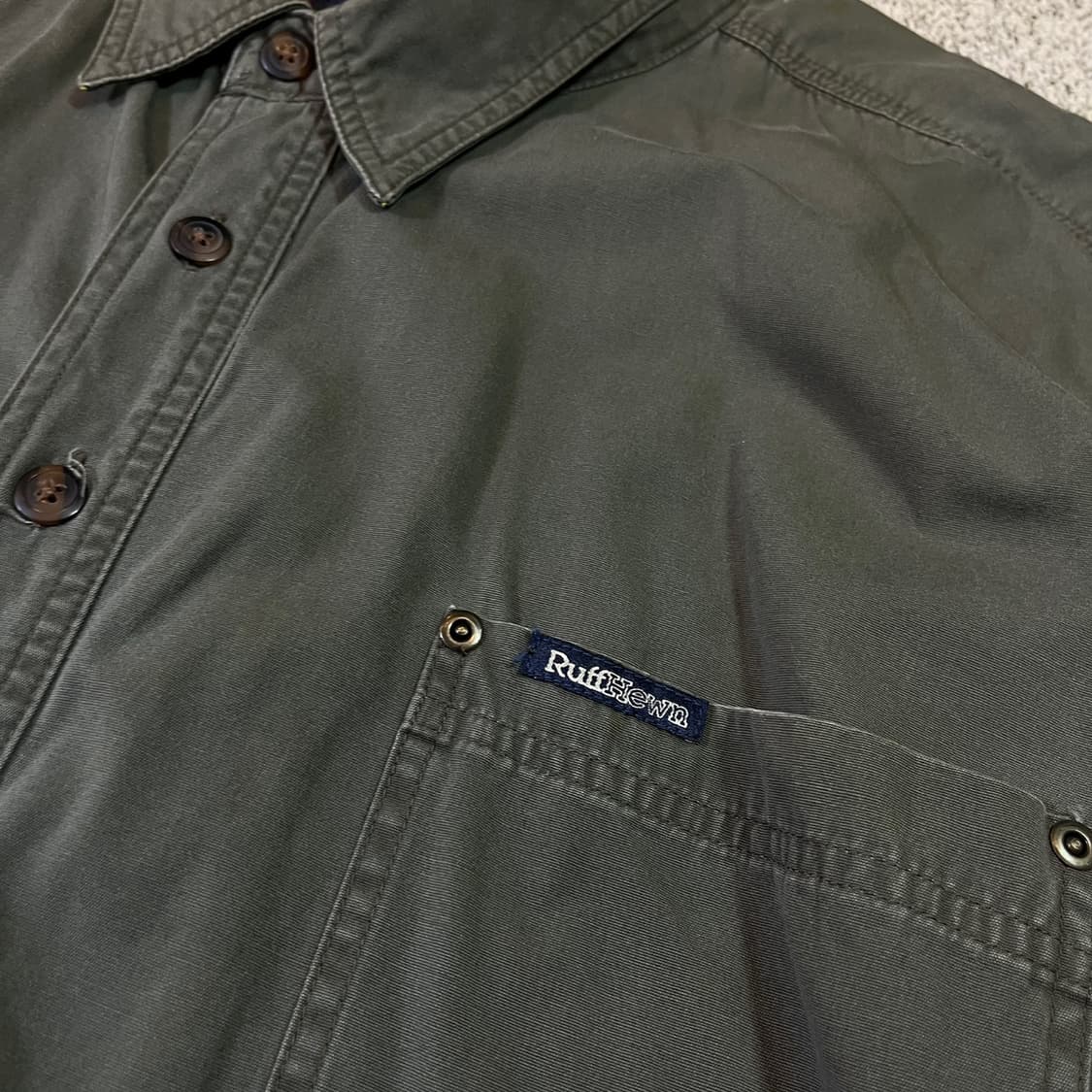 Ruff Hewn 빈티지 오버셔츠 상품이미지3