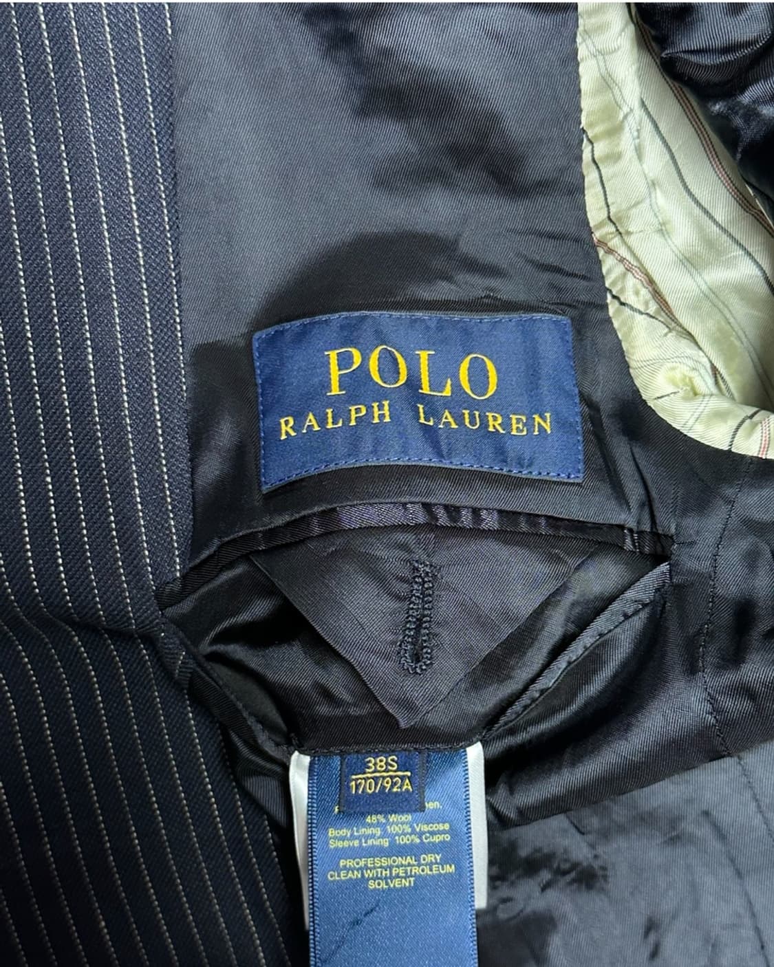 폴로 랄프로렌 스트라이프 싱글자켓 상품이미지4