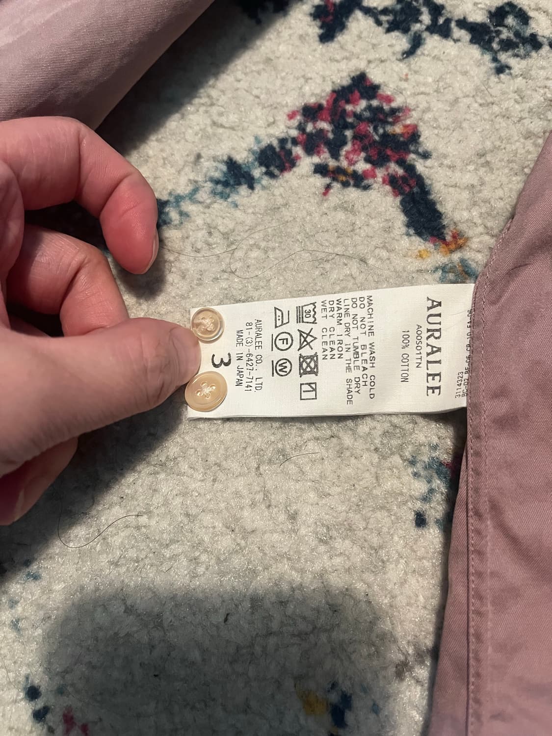 [3] 오라리 워시드 트윌 셔츠 상품이미지2