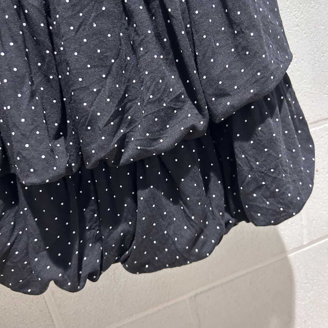 Vintage y2k Dot Balloon Skirt 상품이미지3
