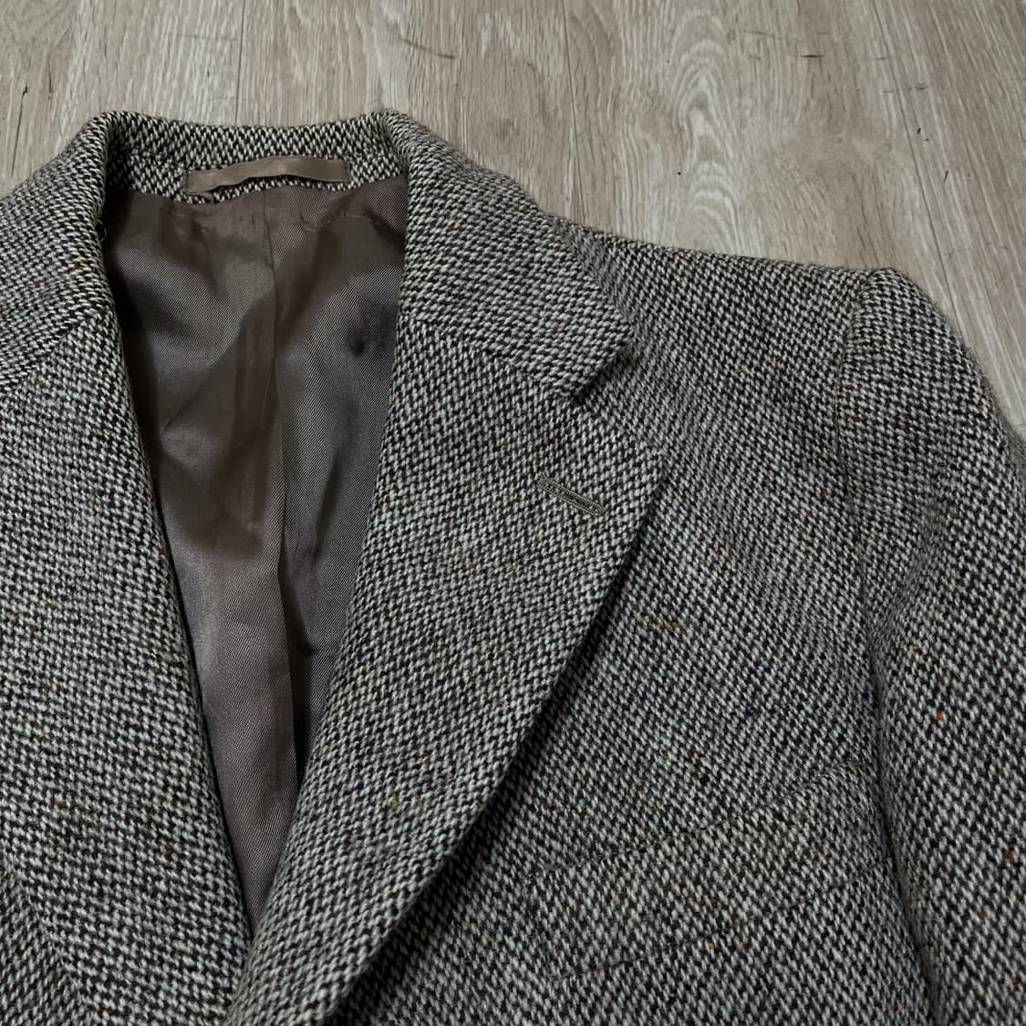 해리스 트위드 남성 울 헤링본 블레이저 정장 자켓 XL/105  상품이미지3