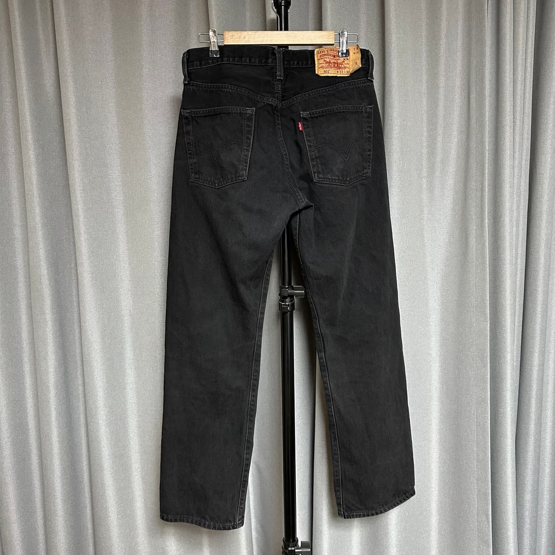 빈티지 00s 리바이스 501 블랙진 33 상품이미지2