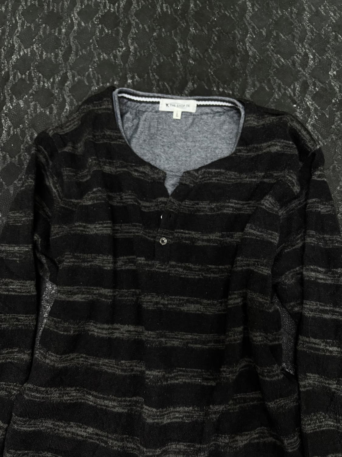 “Vintage” Black Stripe Layered Sleeve 상품이미지3