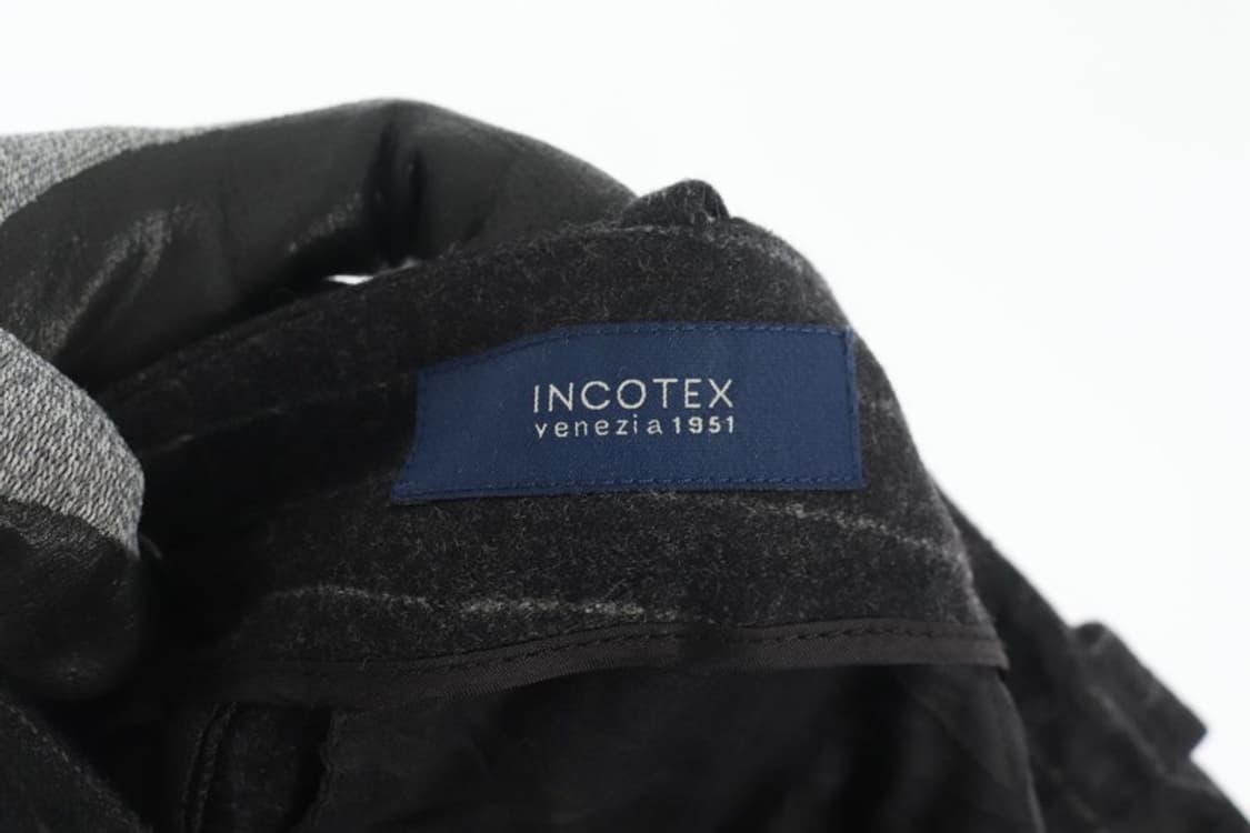 슬로웨어 (인코텍스) (WOMEN - L) 캐시미어 울 스트라이프 슬랙스 상품이미지9