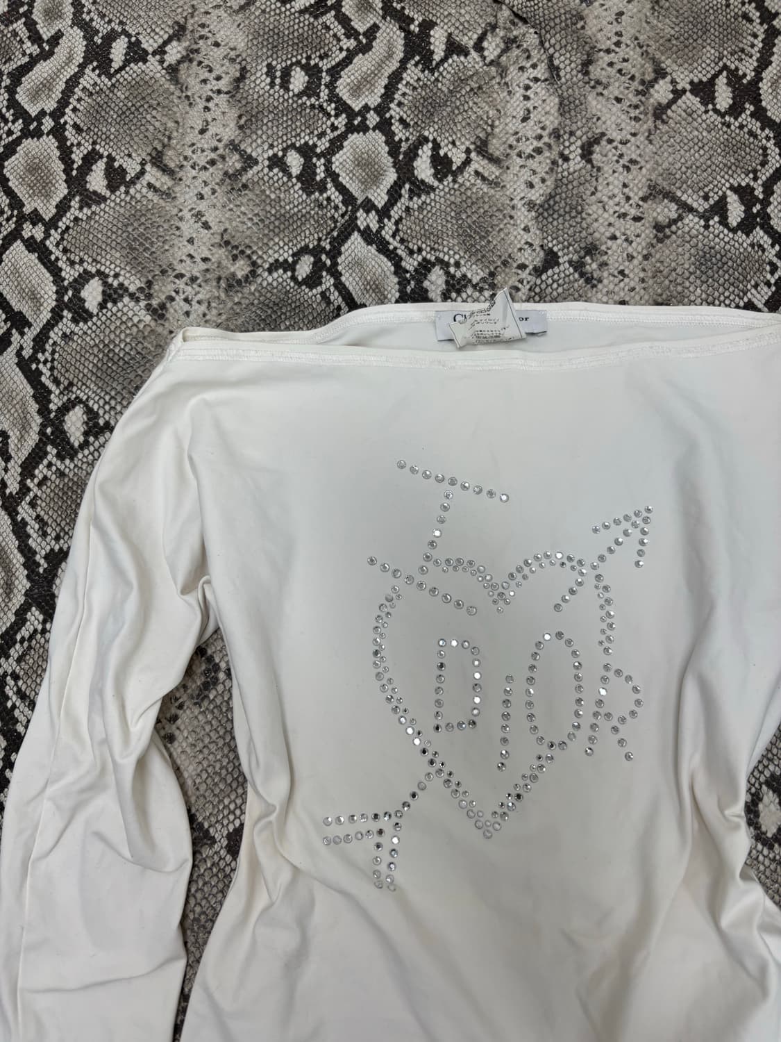 “Christian Dior” Cubic Logo White Sleeve 상품이미지6