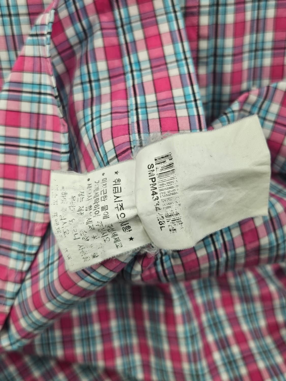 폴로랄프로렌 체크 하프 반팔 셔츠 ( L ) / 11920 상품이미지9