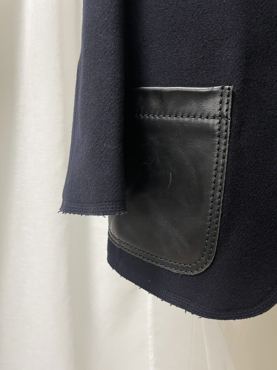 JUNYA WATANABE 2008FW wool & leather JK 상품이미지3