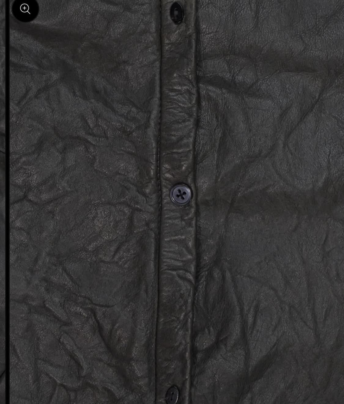 Carpe Diem Wrinked Leather Shirt 상품이미지4