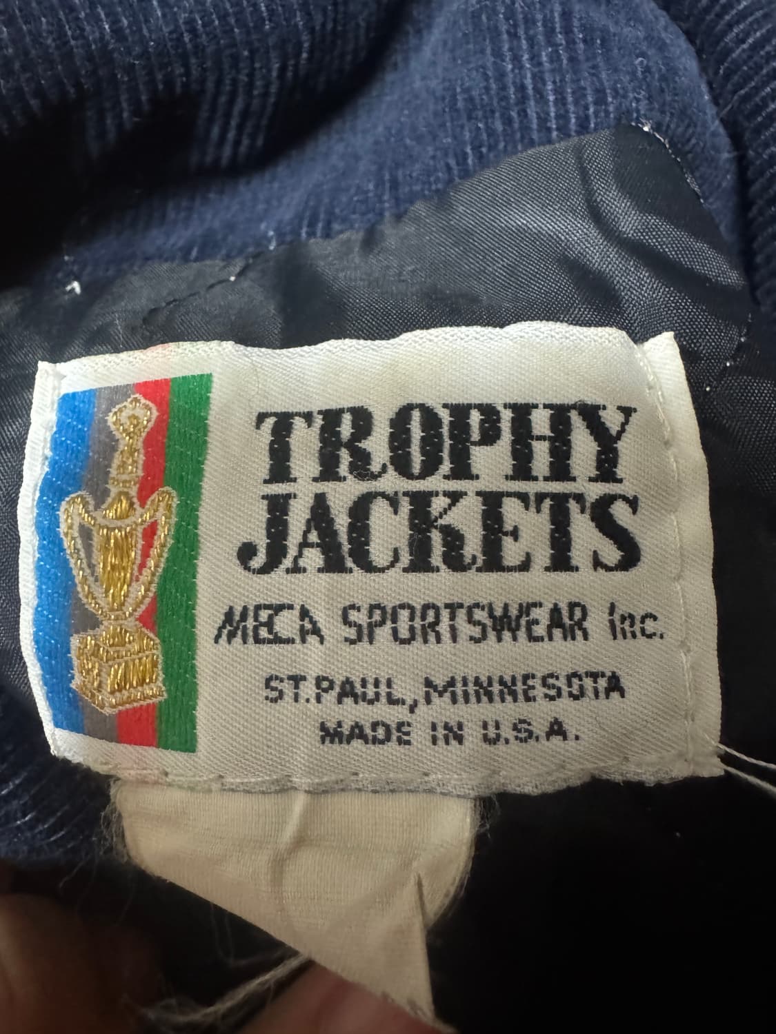 빈티지 코듀로이 바시티 상품이미지3