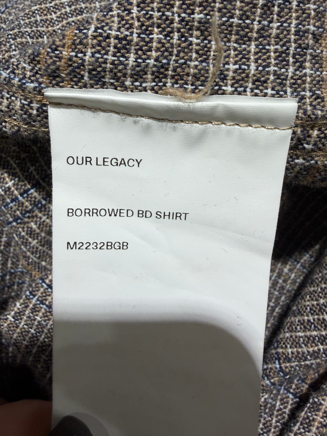 아워레가시 버로우드 BD 셔츠 상품이미지7