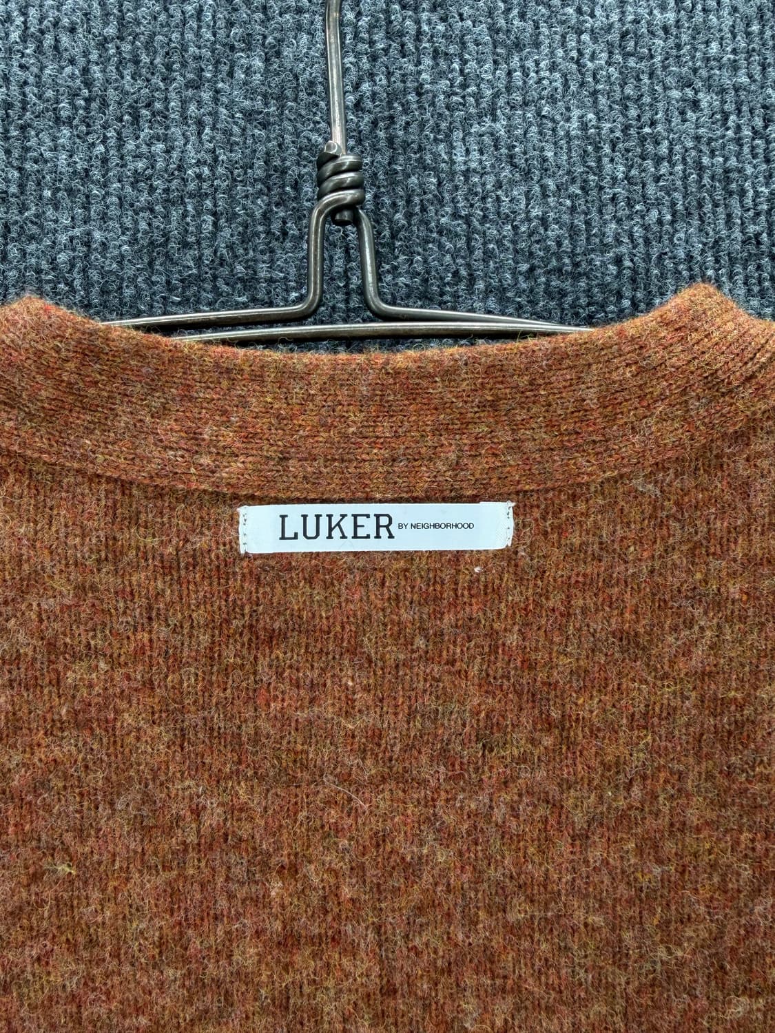 네이버후드 LUKER 암패치 울가디건 상품이미지5