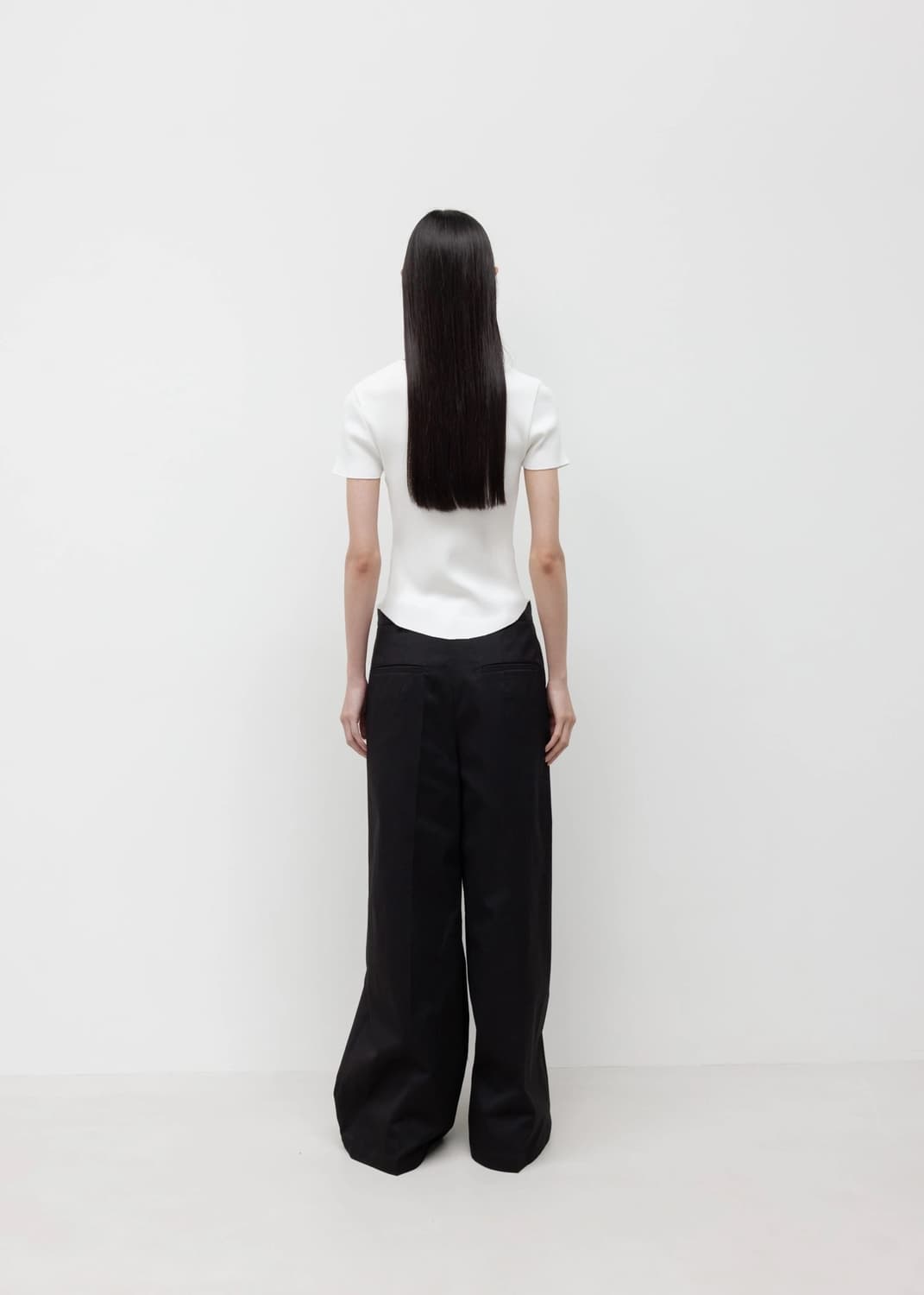 GBH 26SS WIDE FIT COTTON PANTS / BLACK 상품이미지2