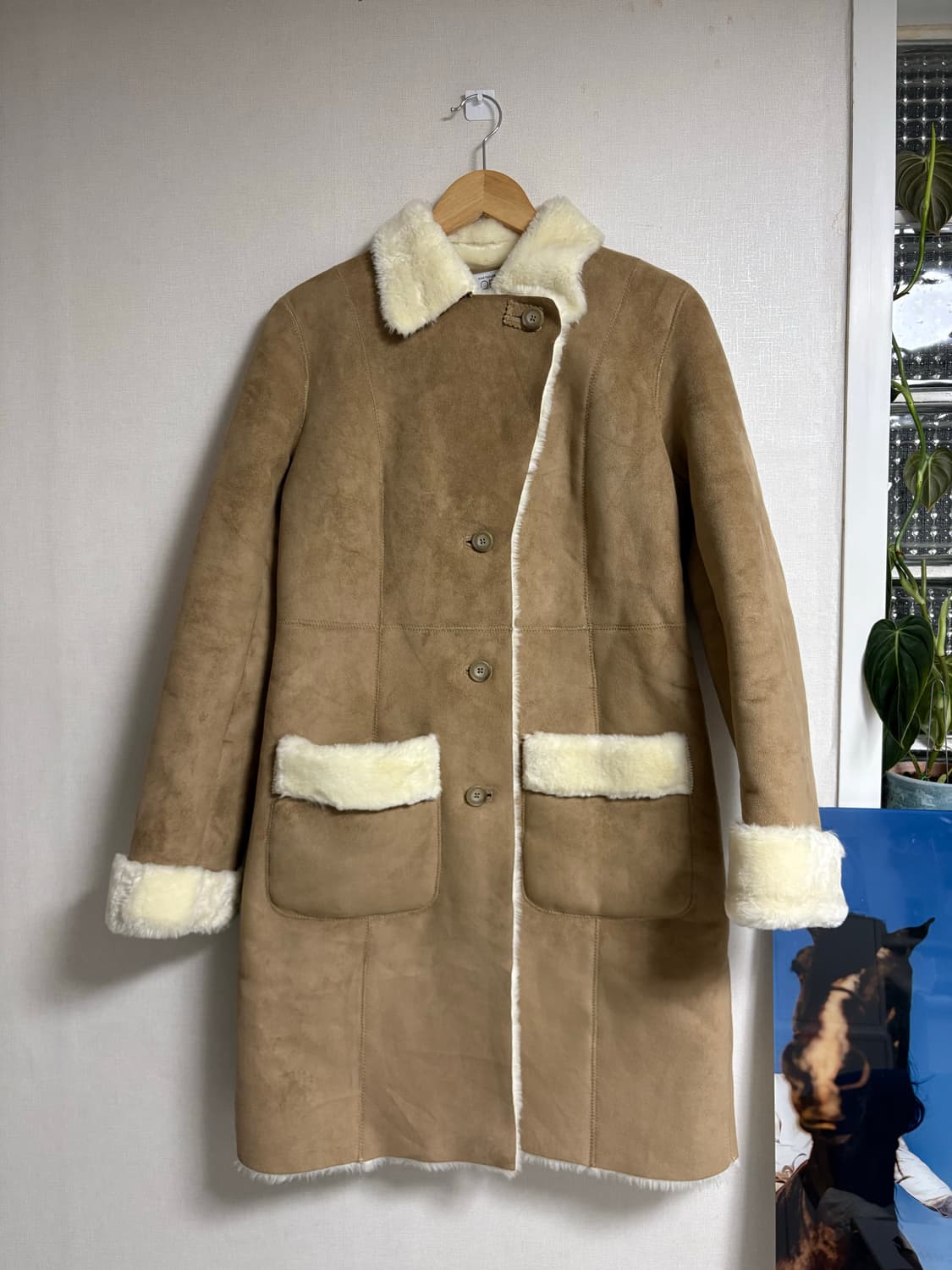 미국 loft 페이크퍼 무스탕 상품이미지2